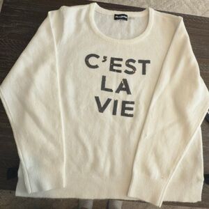 Karl Lagerfeld White Sweater